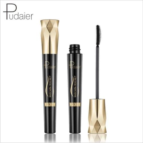 Pudaier 4D Silk Fiber Thick Lengthening Lash Extension Eyelash Mascara Waterproof Curling Eyelashes Mascara Maquiagem T0352