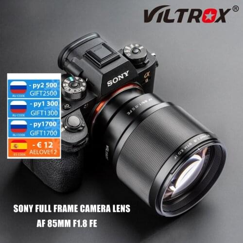 VILTROX 85mm/1.8 Mark II Auto Focus Fixed focus lens F1.8 Full frame Lens for Camera Sony E mount A9 a7III a7RIII a7SII A6600