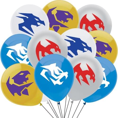 12pcs/lot Beyblade Burst Theme Party Set Decorations Ballons Top Game Tiger Eagle Hero Boys Favors Happy Birthday Balloon globos