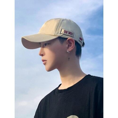 Embroid Letters Baseball Cap Hip-hop Casquette Peaked Cap Adjustable Sunscreen Mens Sun Hat Four Seasons Outdoor Headwear