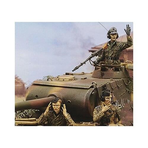 1/35 ancient crew set include 3 (NO TANK ) Resin figure Model kits Miniature gk Unassembly Unpainted