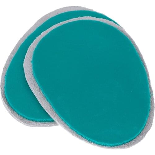 1Pair PU Leather Half Insoles Latex Anti Slip Breathable High Heel Shoes Pad Comfortable Leather Bottom