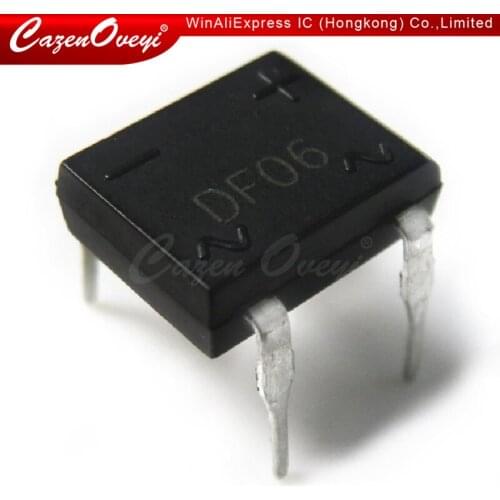 10pcs/Lot DF06M DF06 DIP-4 1A 600V Bridge rectifier bridge In Stock