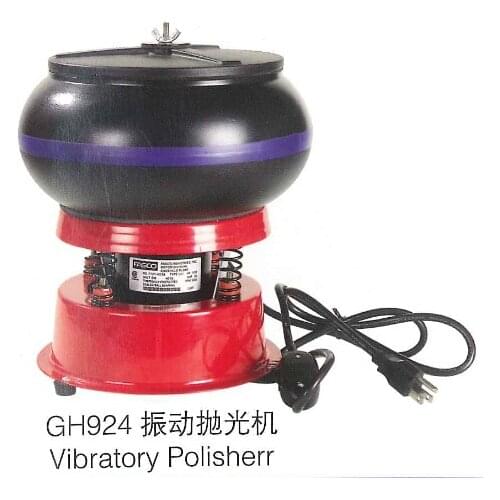 150W Vibratory Media Tumbler Polisher Jewelry Polisher & Finisher 220V Diameter 24CM