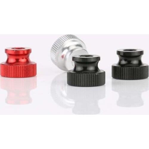 M6 Knurled Thumb Nut Steps Adjust Nuts Multicolour Aluminum Alloy Screws 3PCS