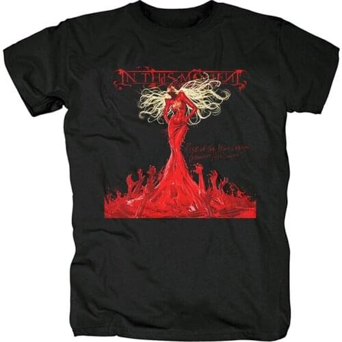 6 designs In This Moment Rock band shirt heavy Metal Punk fitness 100%Cotton skateboard Rocker Casual tee