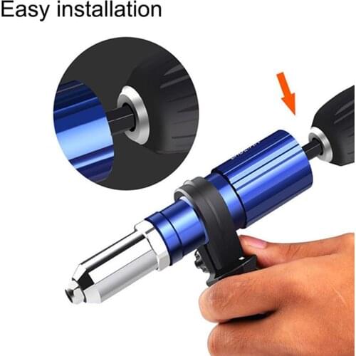 Electric Rivet Machine Rivet Nut Device Adapter Cordless Drill Fascinating Tool Insert Nut For Riveting Tool