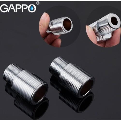 GAPPO pipe fittings bathroom extend corner brass fittings pneumatic Reducer Extended Corner For Faucet accessories shower faucet