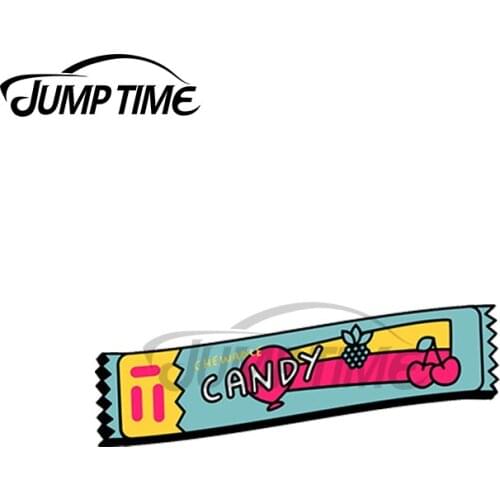 JumpTime 13 x2.3cm For Candy Cute Retro Personality Vinyl Car Sticker Air Conditioner Motorcycle Waterproof VAN Decoration Decal