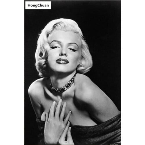 Sexy Monroe Character Square Round Diamond Painting Cross Stitch 5D DIY Rhinestone Mosaic Embroidery New Year Christmas Gift
