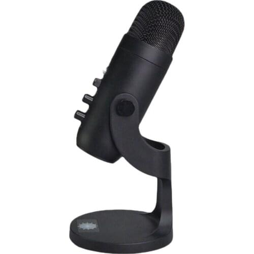 Computer Microphone, Clear Noise Reduction Cardioid Directional Condenser Microphone for Live Broadcast, Recording