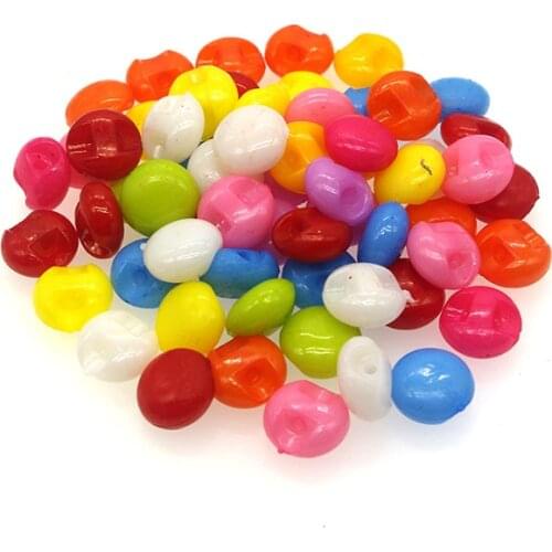 100Pcs/lot 12mm Round Resin Buttons Sewing Tools Decorative Button Scrapbooking Garment DIY Apparel Accessories