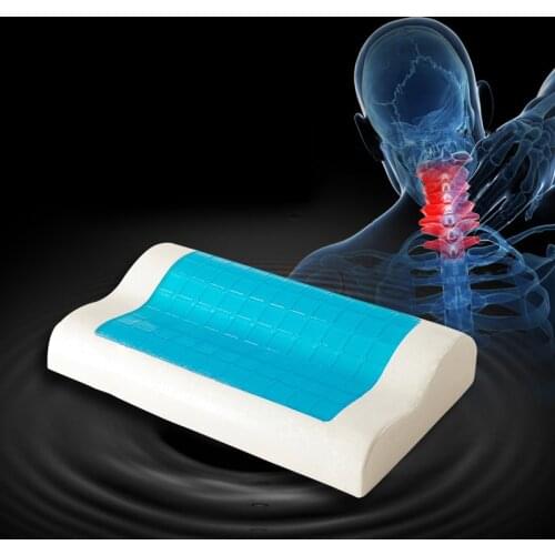 LISM Sleeping Gel Memory Foam Orthopedic Pillow Neck Pillow Oreiller Pillow Travesseiro Almohada Cervical Kussens Poduszkap