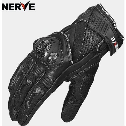 NERVE MOTO gloves Motorcycle Riding Protection Equipment Racing Gloves moto Retro Motorcycle Gloves Touch screen KQ1029