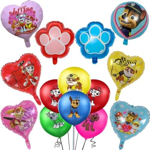 The New Wang Wang team Custom dog Patrol balloon baby Birthday party Decoration festival Furnishing supplies