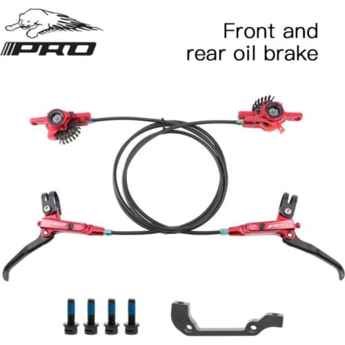 New Bicycle Brake MTB Brake Hydraulic Disc Brake Calipers Front Rear 800mm/1400mm Bicycle Oil Pressure Disc Brake Set Dropping