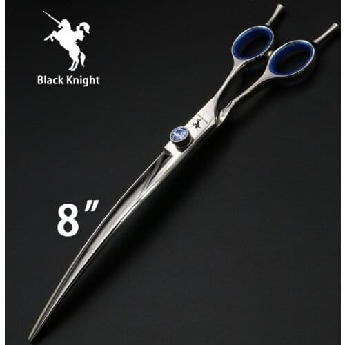 Pet Scissors 8 Inch Professional Dog Cat Grooming Shears Barber Hair Downward Curved Scissors Human & Dogs & Cats Good Sharp