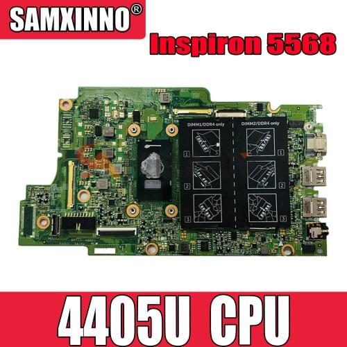 Original Laptop motherboard For DELL Inspiron 5568 5368 7579 7368 3379 P69G Core 4405U Mainboard 15296-1 0C1HX7 CN-0C1HX7 SR2EX