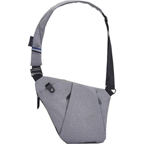 OURCIAO New Brand Gun Bag Anti-theft Package Mens Close-fitting Wallet Multi-function Messenger Bags Free Shipping D351