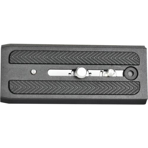 120mm Portable Quick Release Plate Tripod Monopods Mount Slide Rail with 1/4 and 3/8 Screw Accessory for Manfrotto 500AH/577