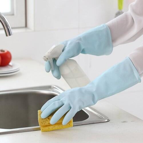 Durable Thickened Skin Care Cleaning Gloves Tea Tree Oil Washing Clothes Waterproof