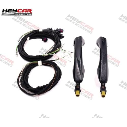 Rear KESSY Door Handle & Cable For VW MQB Passat B8 Tiguan MK2 Golf MK7 7.5 Kodiaq