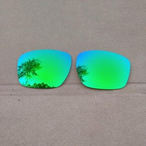 Green Mirrored Replacement Lenses for Sliver Sunglasses Frame 100% UVA & UVB Anti-Reflective