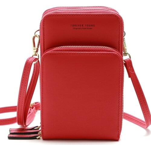 Ladies small bag mini mobile phone bag shoulder bag messenger bag clutch bag multi-function mobile phone bag coin purse gift