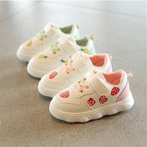 2021 hot Soft sole baby PU sneakers Fashion Baby toddler shoes Casual Light bottom non-slip boys and girls running shoes