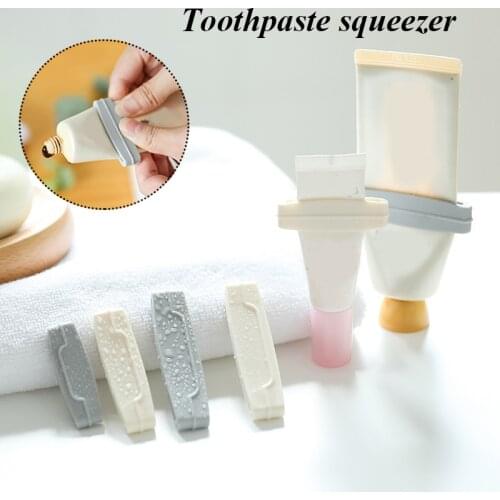 3 Pcs Toothpaste Ease Tube Squeezer Manual Toothpaste Dispenser Multi Bathroom Tool Facial Cleanser Clip Cleaning Accessories