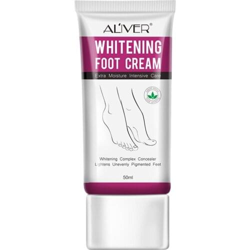 Aliver Whitening Moisturizing Treatment Foot Cream Hydrating Smooth Delicate Foot Skin Care