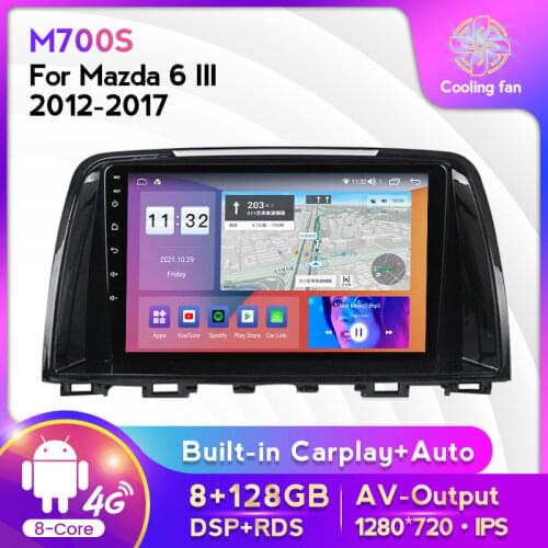 Android 10 Car Video Player For Mazda 6 GL GJ 2012 2013 2016 2017 Car Radio Multimedia Navigation GPS WIFI IPS DSP No 2din BT FM