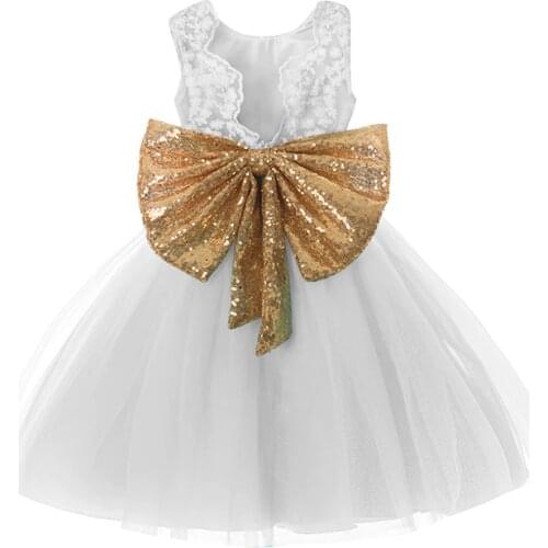 Childrens Clothing Baby Girl Clothes Summer Party Clothing for Girls Dress Flower Embroidery Princess Dresses 12M Bow Ball Gown