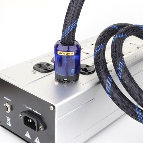 HI-End 6N Copper Audio Grade USA/Schuko Power Cable With P037 /P037E EU Power Plug Cable HIFI
