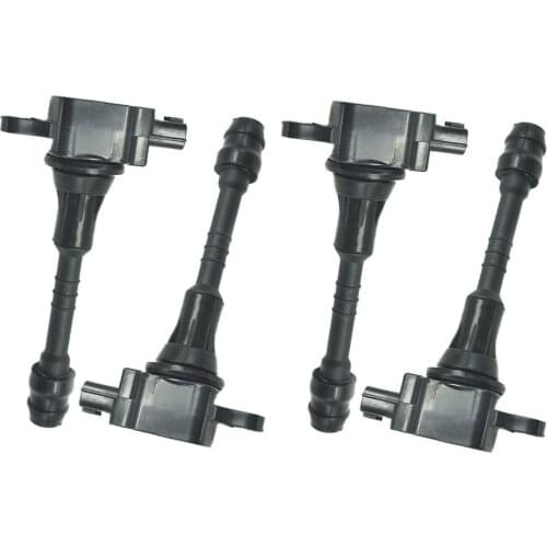 4pcs 22448-6N015 Ignition Coil For Nissan engine code QG18DE QG16DE QG15DE Sentra Almera PRIMERA 1.8L 22448-6N011 22448-6N012