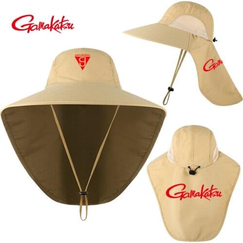 Summer Gamakatsu Cap Fishermans Hats for Mens Cotton Bucket Hats Fisherman Hat Outdoor Climbing Boonie Camouflage Fishing Hat