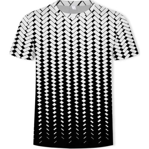 Summer Women Men tshirt Short Sleeve plaid T Shirt Casual big size t-shirts Loose Harajuku streetwear Tops Female tee shirt