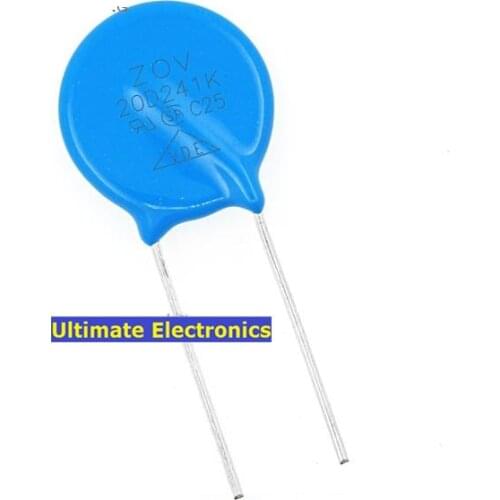 20pcs Varistors 20D241K 240V Metal voltage dependent resistor