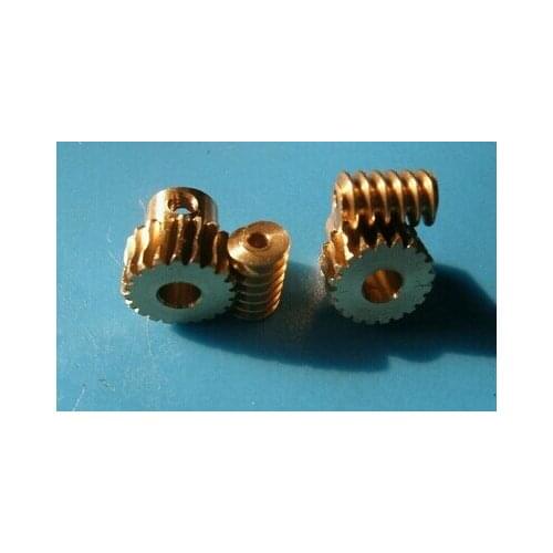 The 0.5 module motor model matched paired worm and gear wheel combination packages 1:20 metal gear DIY model toy car accessories