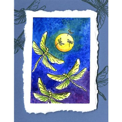 Moonlit Wings New 4x6inch Transparent Silicone Clear Stamp For Scrapbooking DIY Craft Decoration Soft Stamp Photo Album