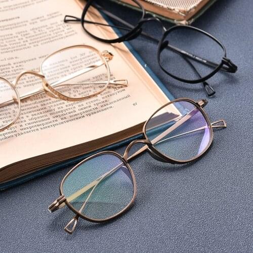 Konichenr Pure Titanium Glasses Frame for Men Retro Round Prescription Eyeglasses Women 2021 New Vintage Myopia Optical Eyewear