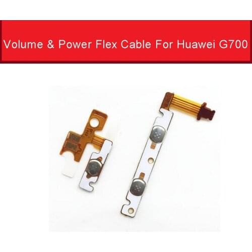 Genuine volume & power flex cable For Huawei Ascend G700 on/off power volume switch side key button flex cable replacement