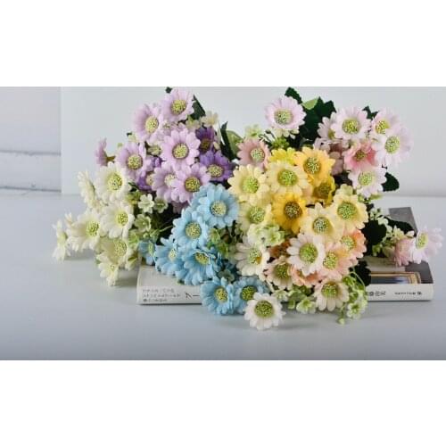 Pastoral Home Accessories Daisy Imitation Flower Set Fake Flowers Handmade Flowers Freehand Flowers Dried Flowers Living Room