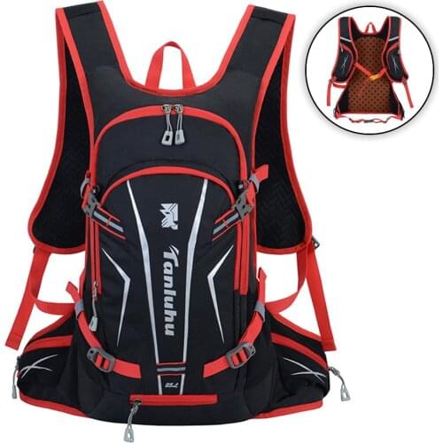 KoKossi Profession Cycling Backpack Waterproof Running Hiking Bicycle Bag Unisex Outdoor Sport Breathable Water Bag Water Bottle