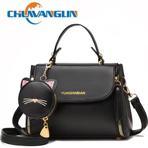 Chuwanglin Luxury Handbags Women Designer PU Leather Large Capacity Shoulder Bag Female Fashion Mini Wallets Set 6251356