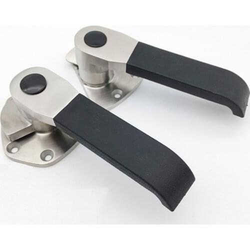 Stainless Steel Door Handle Steam Box Knob Oven Lock Cold Store Seafood Case Hinge Cabinet Pull Cookware Repair Part