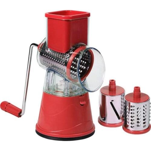 Manual Vegetable Slicer Multifunctional Round Mandoline Kitchen Accessories Potato Cheese Gadgets