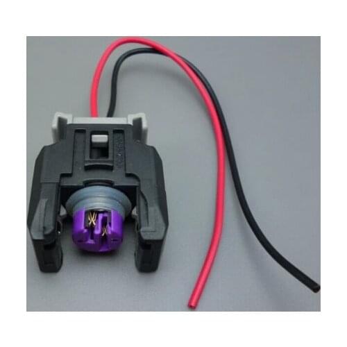 Shhworldsea 4PCS 2Pin Auto fuel spray nozzle/oil atomizer plug,Car diesel common rail injector plug for Delphi connector