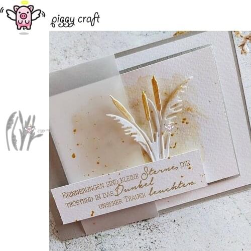 Piggy Craft metal cutting dies cut die mold Setaria decoration Scrapbook paper craft knife mould blade punch stencils dies