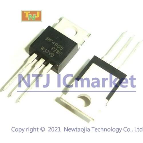 10 PCS IRF4905 TO-220 F4905 IRF4905PBF Power MOSFET -55V -74A Transistor